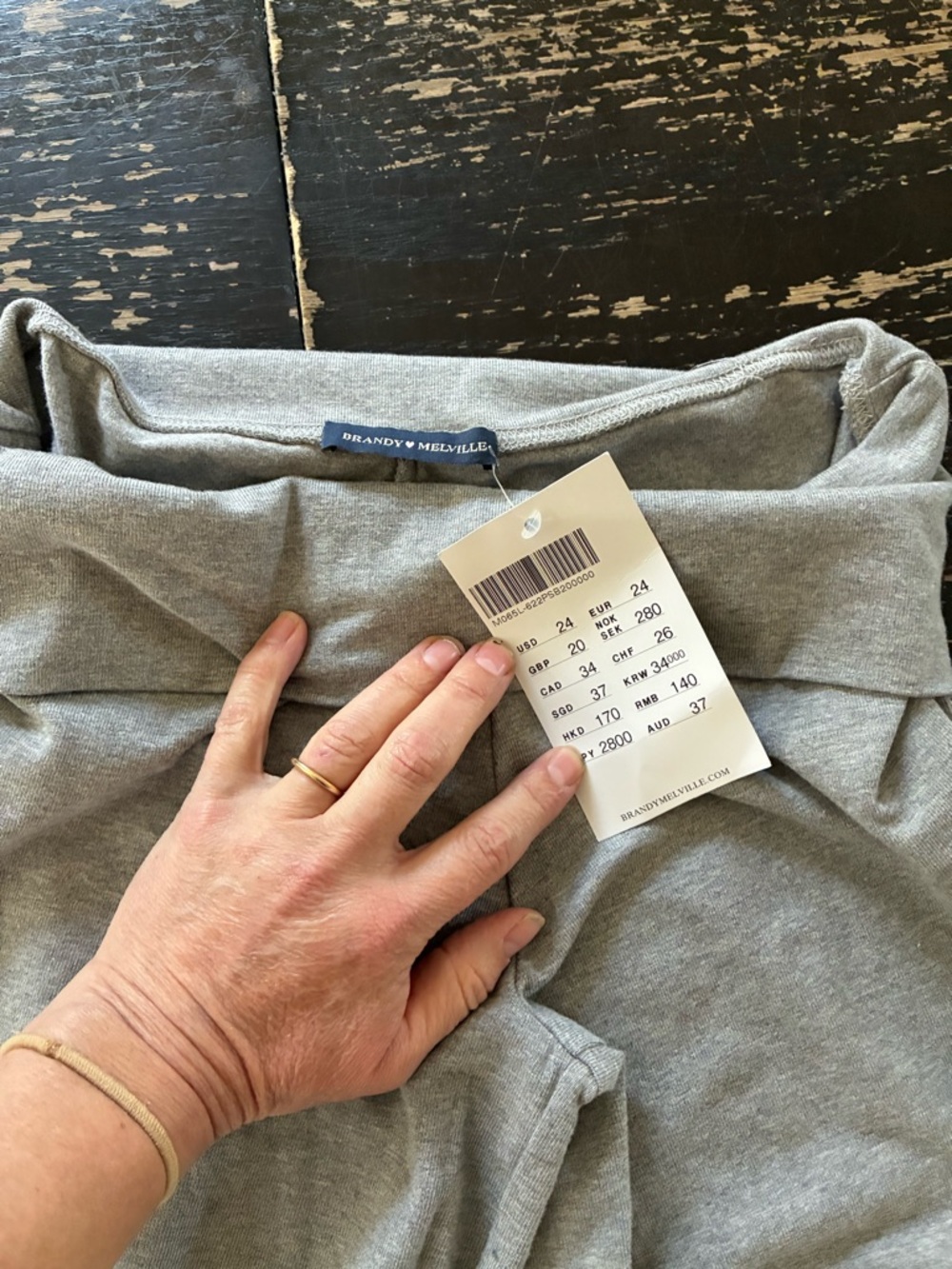 Brandy Melville “Priscilla” fold over pants NWT - Picture 4 of 5